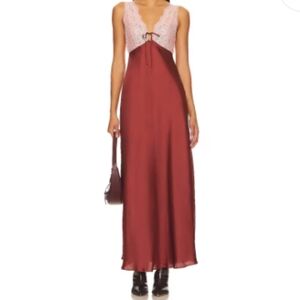Free People Intimately Country Side Maxi Slip Dress Medium